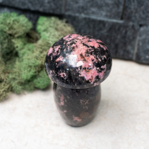 Rhodonite Medium Mushroom