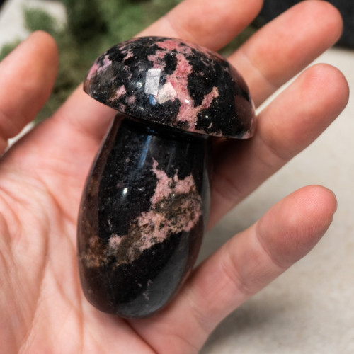 Rhodonite Medium Mushroom