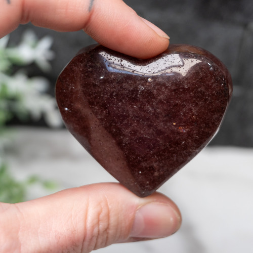 Strawberry Quartz Medium Heart