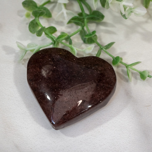 Strawberry Quartz Medium Heart