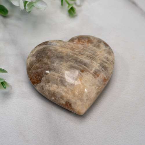 Moonstone Medium Heart