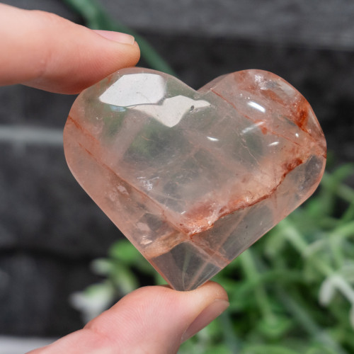 Red Quartz Medium Heart