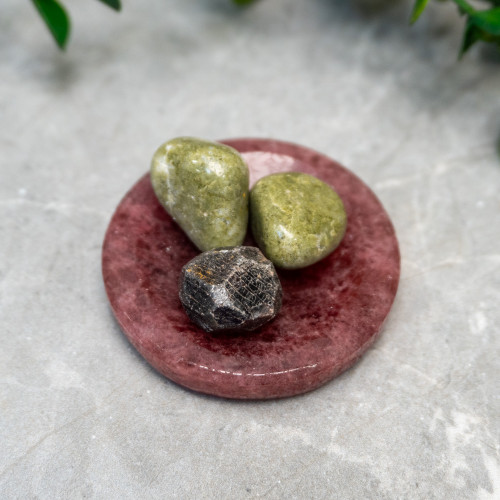Strawberry Quartz Bowl/Sphere Stand