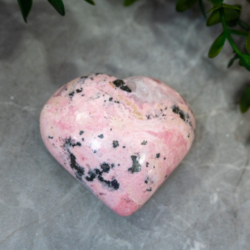 Bubblebum Rhodonite Medium Heart