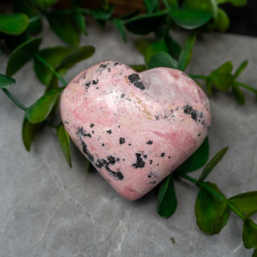 Bubblebum Rhodonite Medium Heart