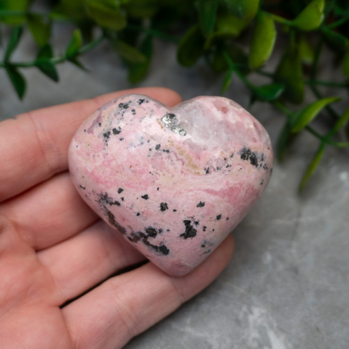 Bubblebum Rhodonite Medium Heart