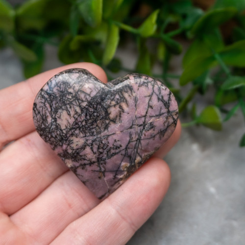 Rhodonite Medium Heart