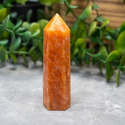 Orange Calcite Tower