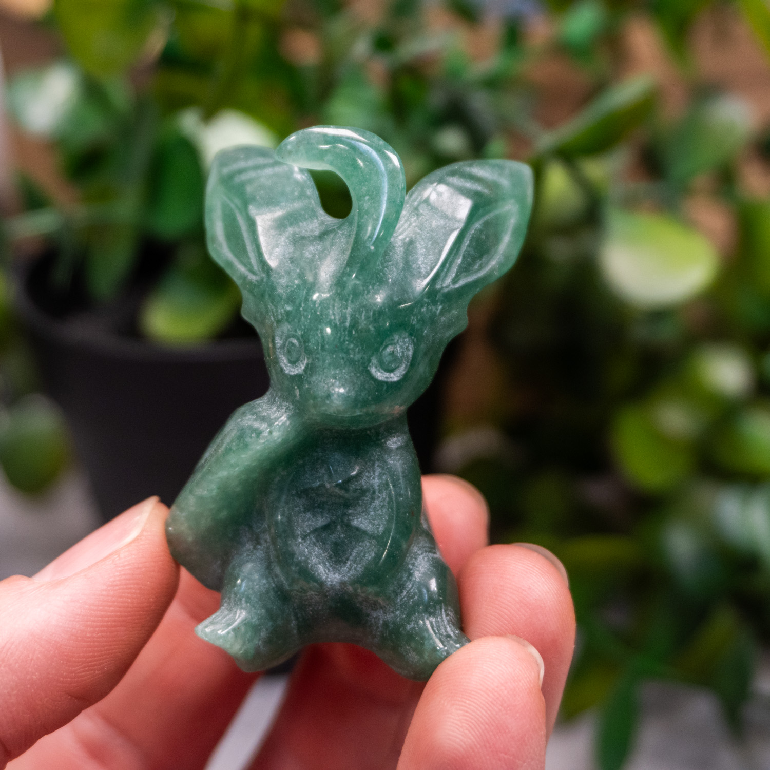 Green Aventurine Leafeon - The Crystal Council
