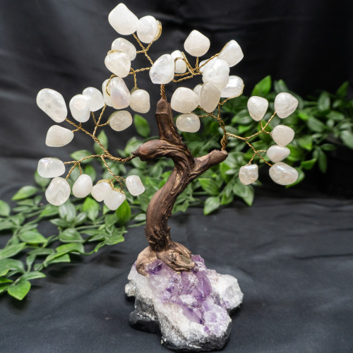 Large Angel Aura Crystal Tree