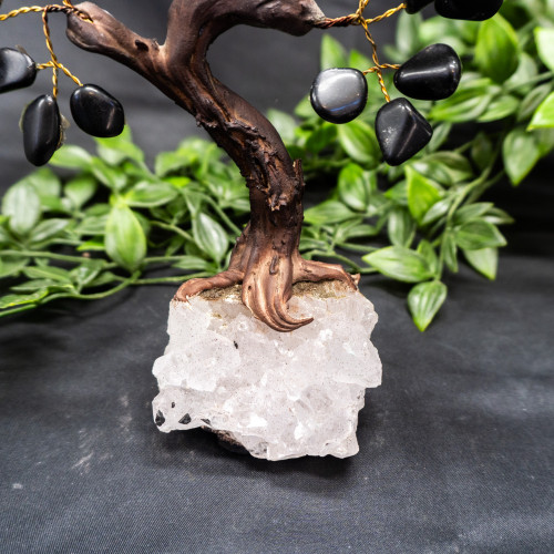 Large Black Tourmaline Crystal Tree