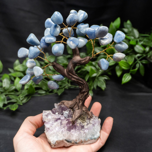 Large Blue Aventurine Crystal Tree