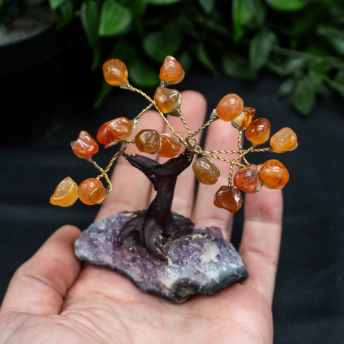 Small Carnelian Crystal Tree