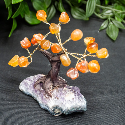 Small Carnelian Crystal Tree