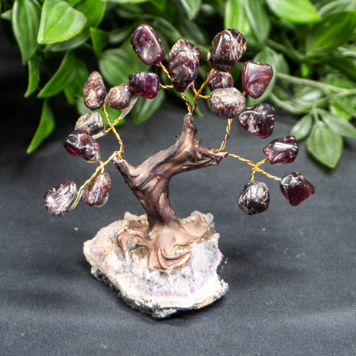 Small Garnet Crystal Tree