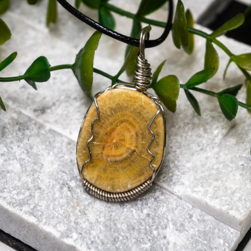 Green Dolomite Wire Wrap