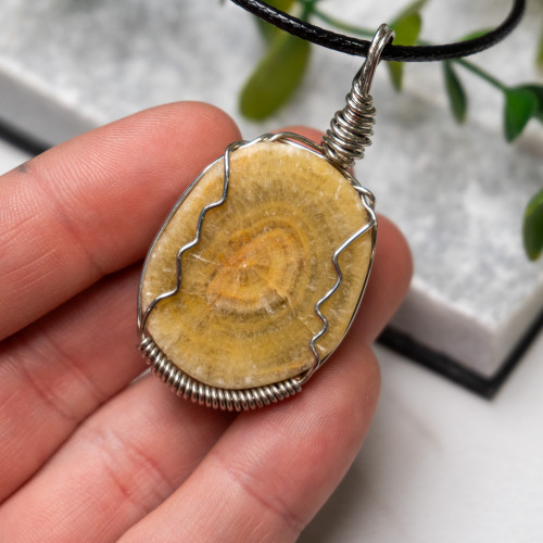 Green Dolomite Wire Wrap