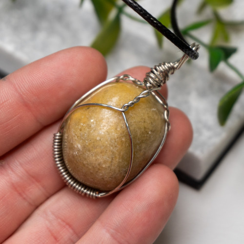 Green Dolomite Wire Wrap