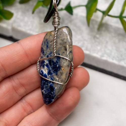 Sodalite Wire Wrap #3
