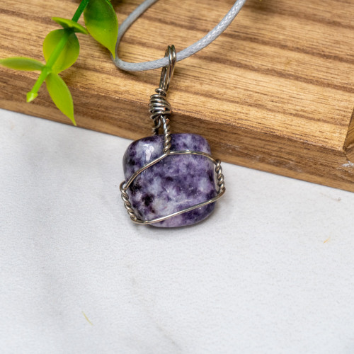 Lepidolite Wire Wrap #1