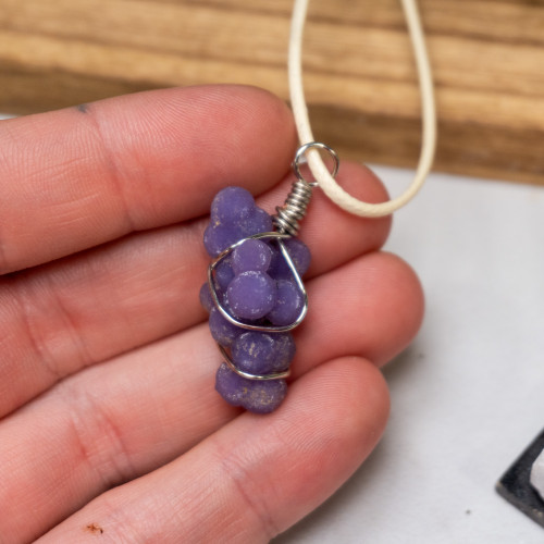 Grape Agate Wire Wrap