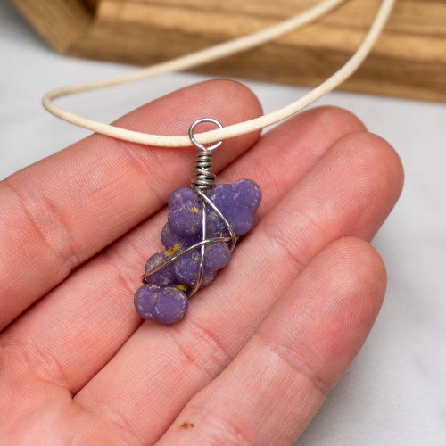 Grape Agate Wire Wrap