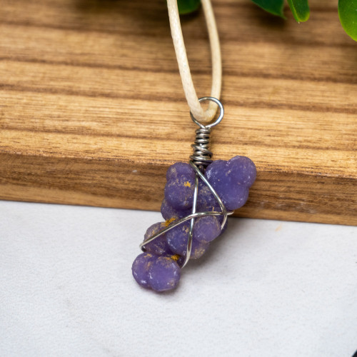 Grape Agate Wire Wrap