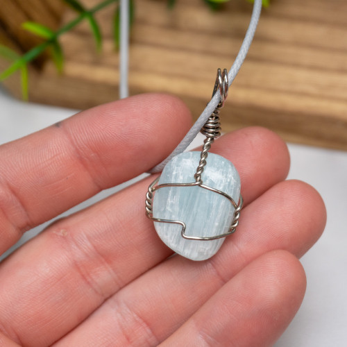 Pistachio Calcite Wire Wrap #1