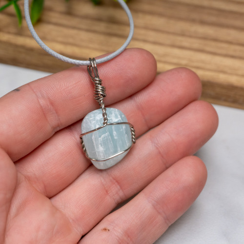 Pistachio Calcite Wire Wrap #1