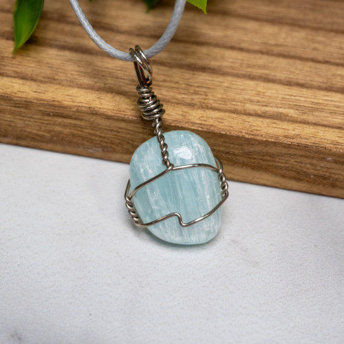 Pistachio Calcite Wire Wrap #1