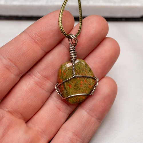 Unakite Wire Wrap #2