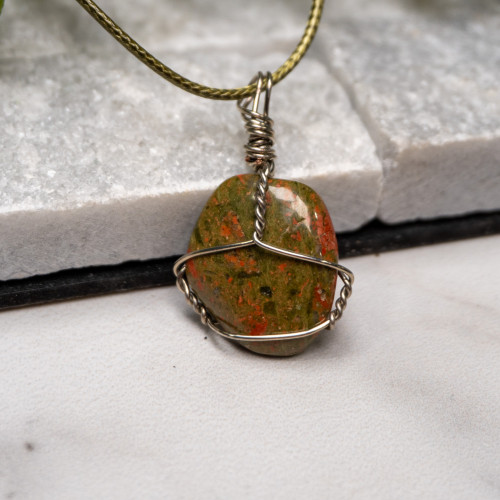 Unakite Wire Wrap #2