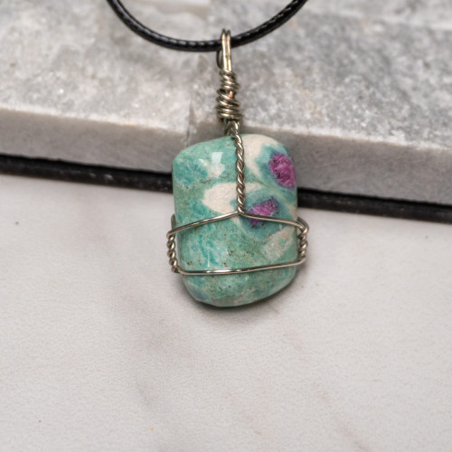 Ruby in Fuchsite Wire Wrap #3
