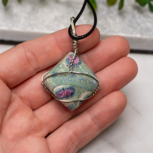 Ruby in Fuchsite Wire Wrap #2