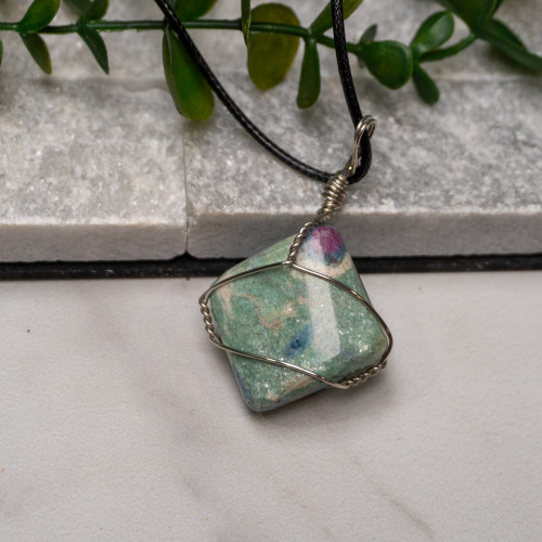 Ruby in Fuchsite Wire Wrap #2