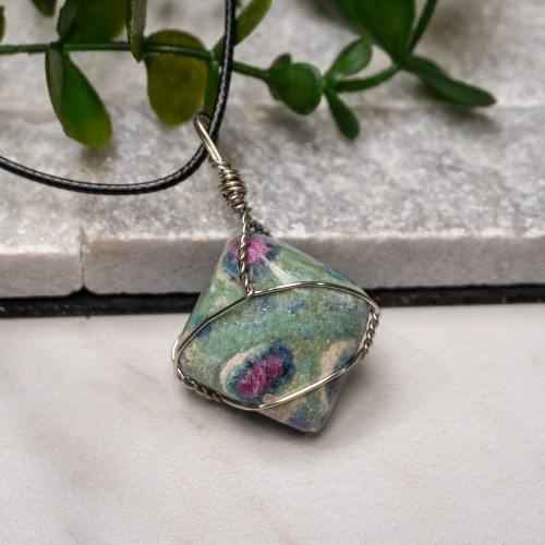 Ruby in Fuchsite Wire Wrap #2
