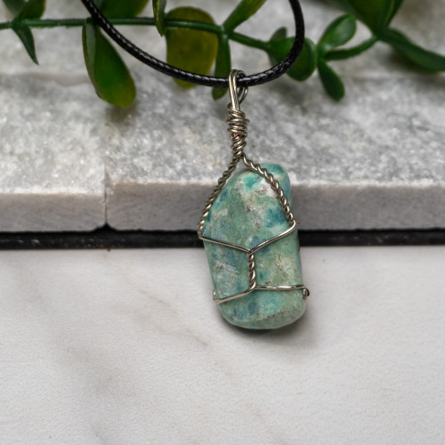 Ruby in Fuchsite Wire Wrap #1
