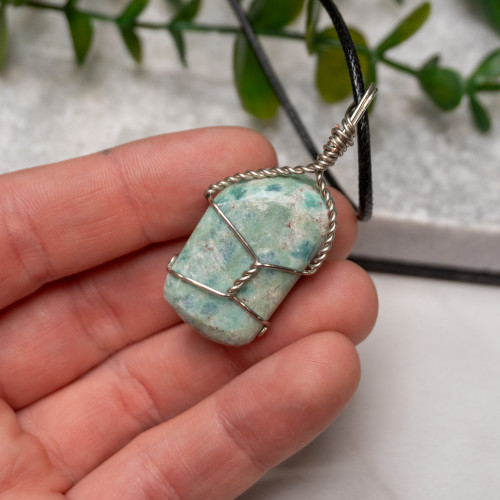 Ruby in Fuchsite Wire Wrap #1