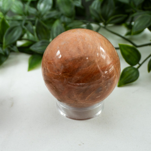 Peach Moonstone Medium Sphere