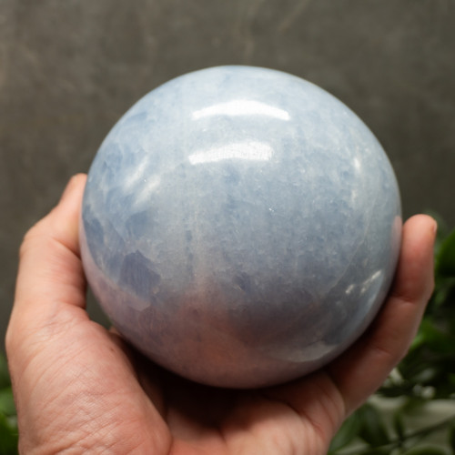Blue Calcite Xl Sphere