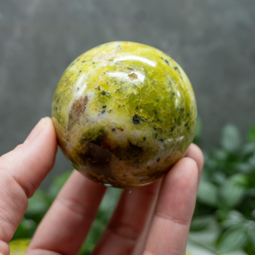 Green Opal Sphere Medium