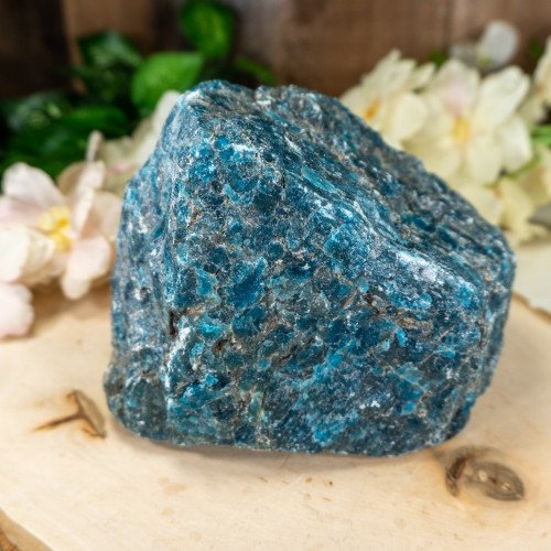 Large Raw Blue Apatite #3