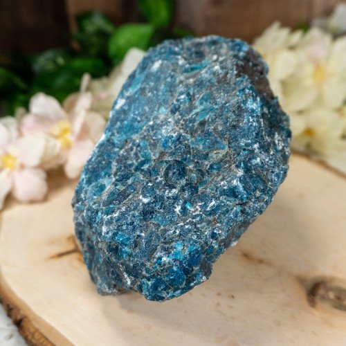 Large Raw Blue Apatite #3