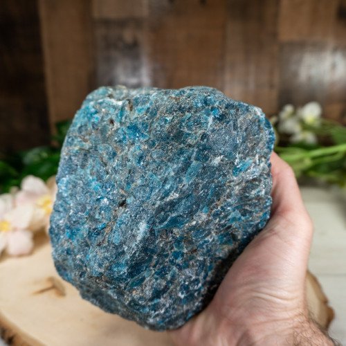 Large Raw Blue Apatite #3