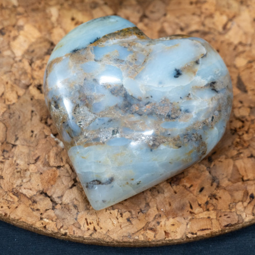Andian Blue Opal Heart #1