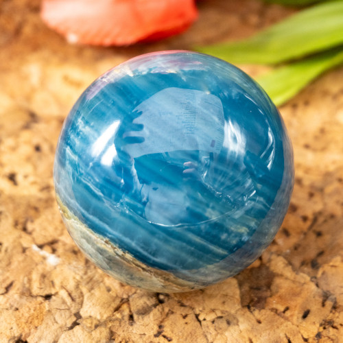 Blue Onyx Sphere #1