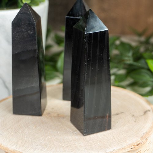 Midnight Lace Obsidian Obelisk