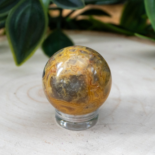 Small Crazy Lace Agate Sphere