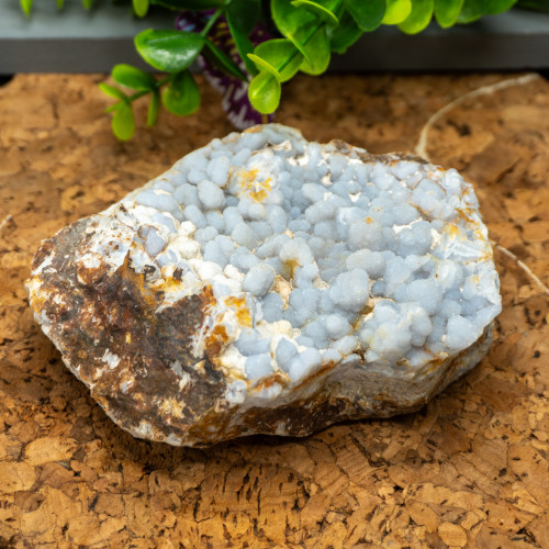 Raw Botryodial Peruvian Blue Chalcedony #1