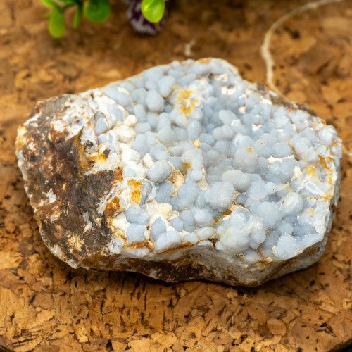 Raw Botryodial Peruvian Blue Chalcedony #1